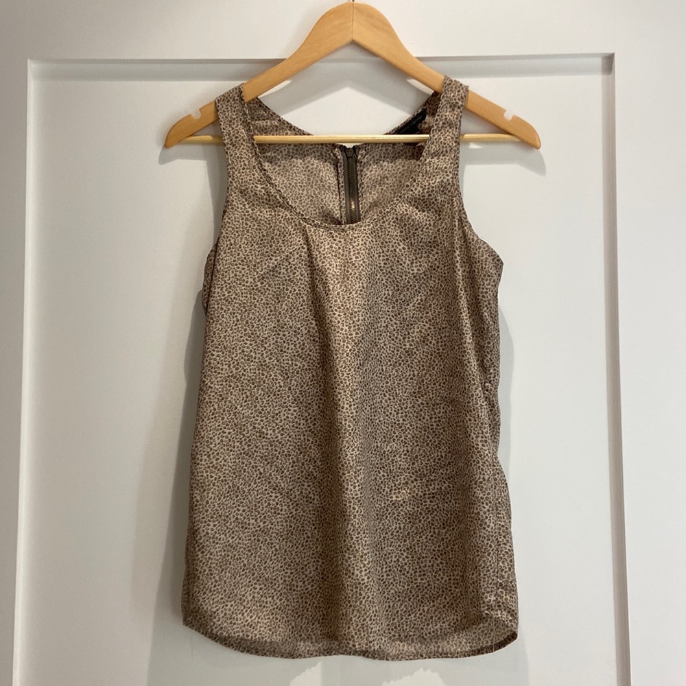 Armani Exchange Leopard Sleeveless Top